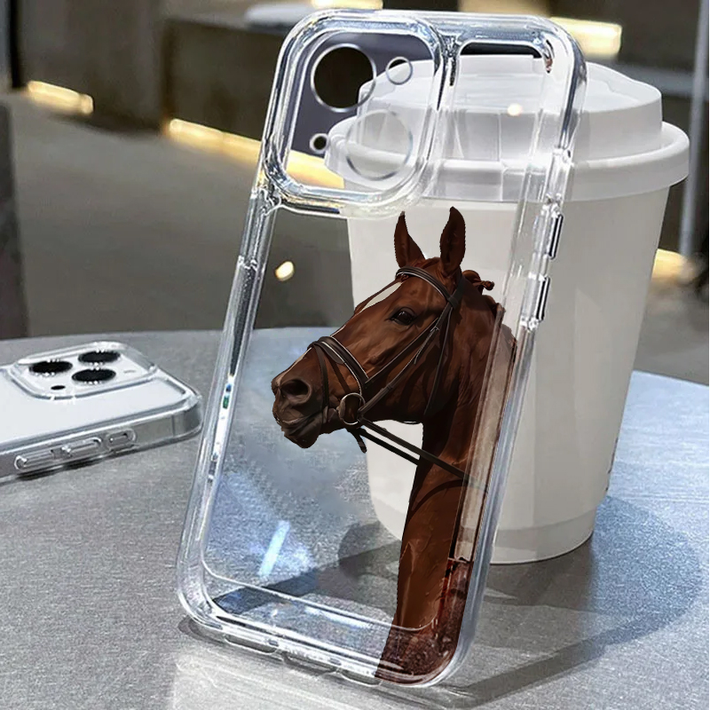 Phone Cases Horse - Capa de Celular Macia com Estampa