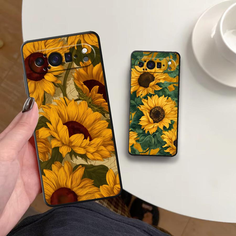 Phone Cases Google Pixel 10 Pro - Capa de Telefone Sunflower Sea Funda