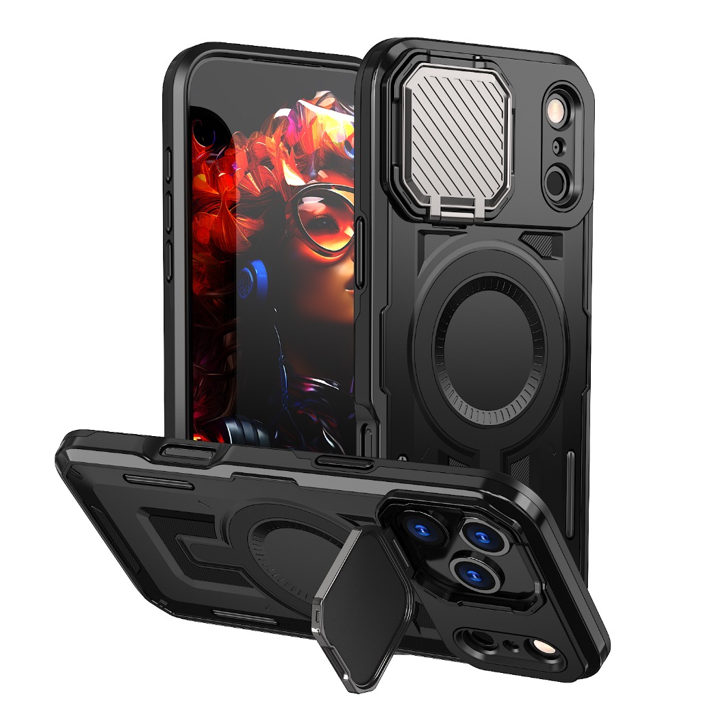 Rugged Armor Case - Capa Magnética Robusta com Proteção Deslizante