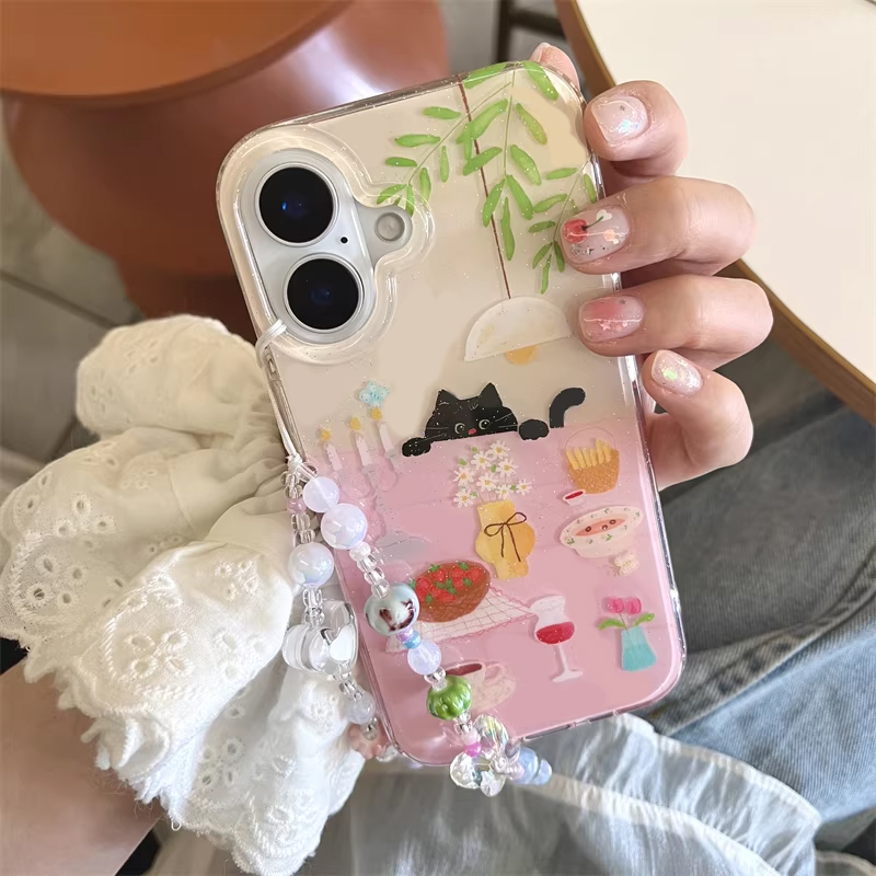 Phone Cases Cool Girl - Capa de Celular Criativa Y2K com