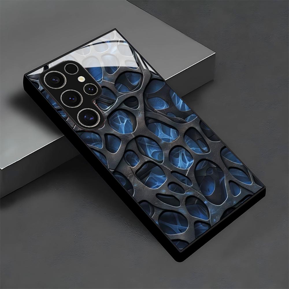 Phone Cases Blue - Capa de Telefone de Vidro Azul