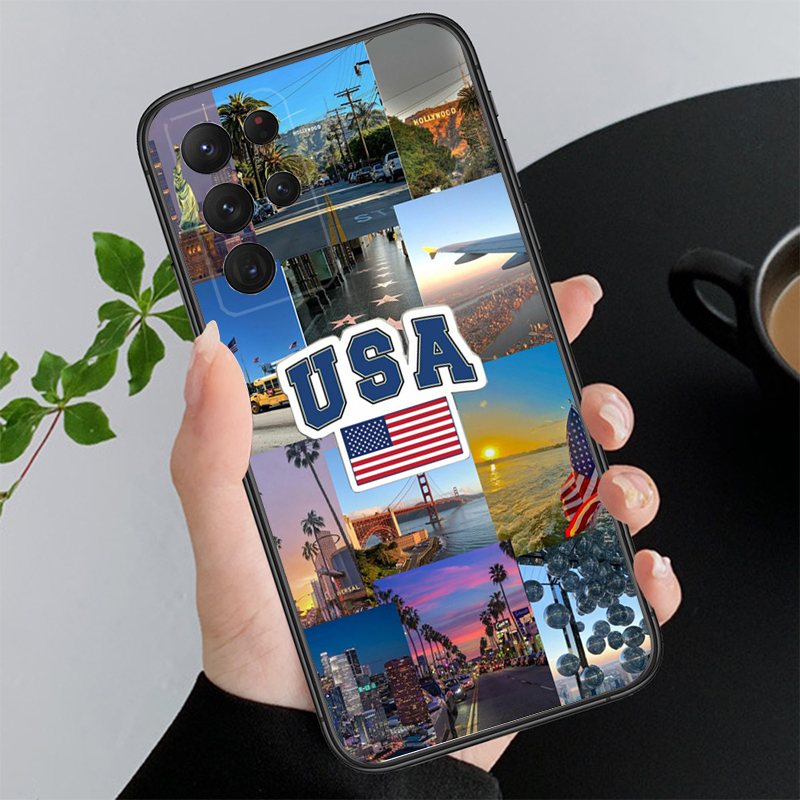 Phone Cases Usa - Capa de Telefone com Bandeira dos