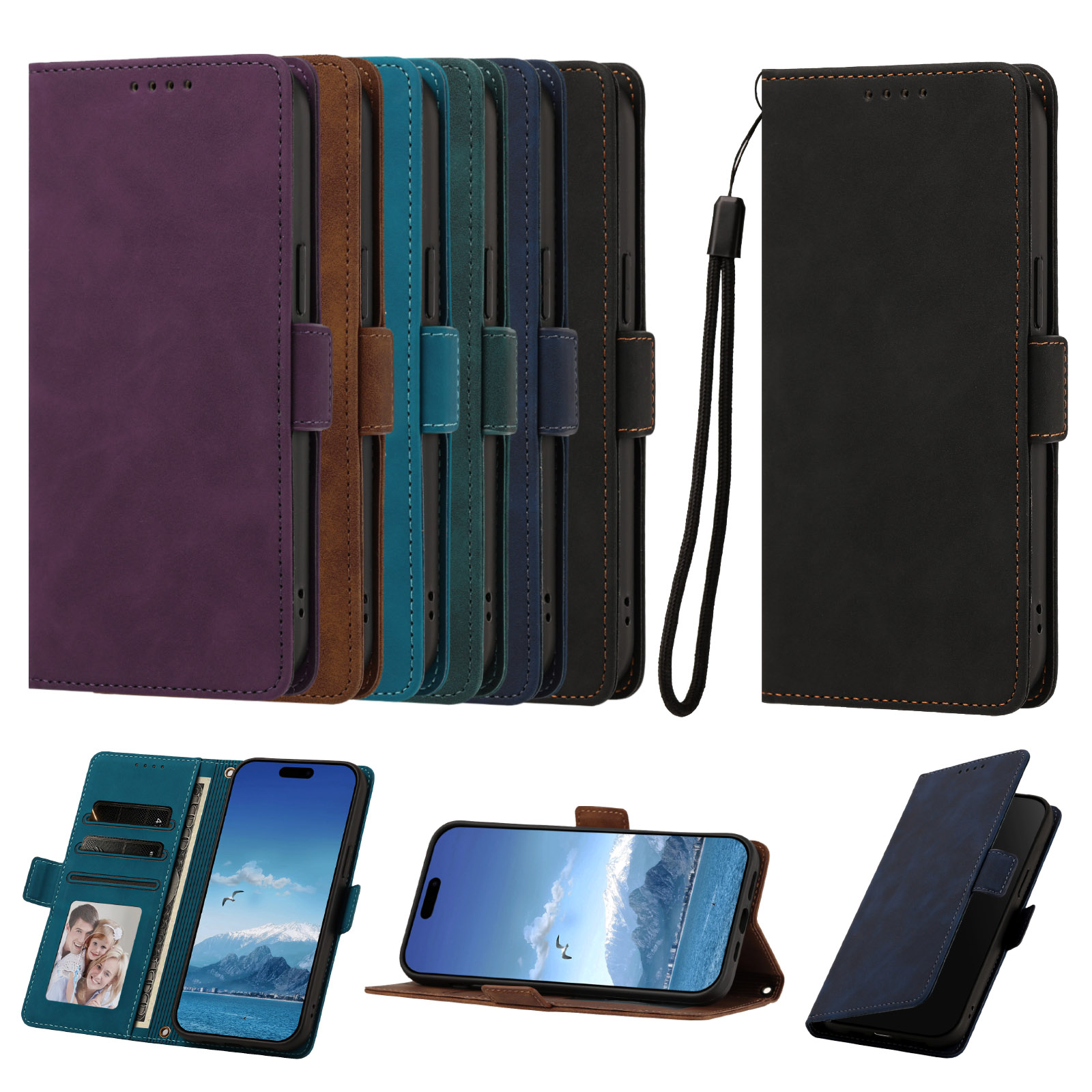 Capa Flip de Couro Premium com - Phone Cases Moto G 2025 avaliação e preço