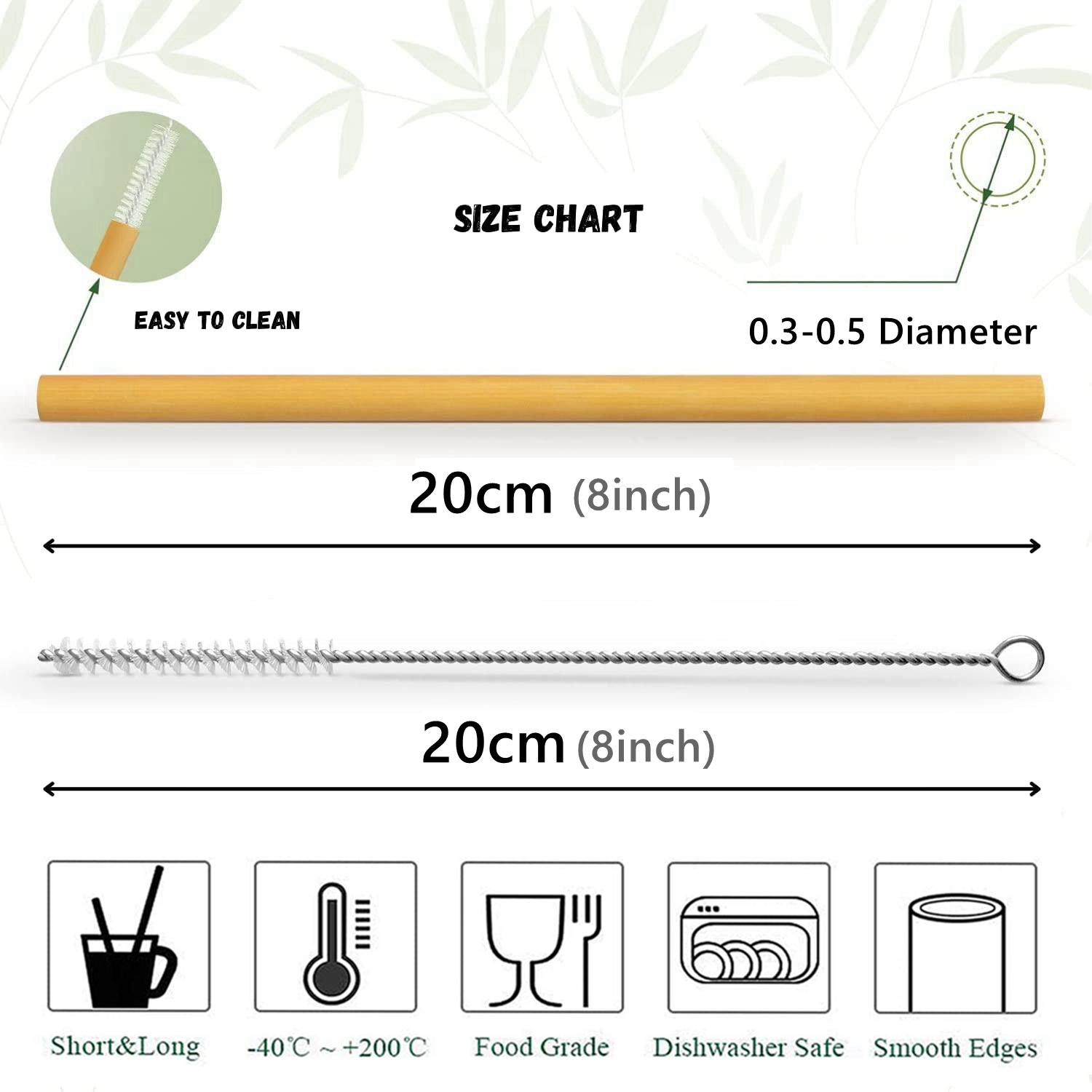 Palha de bambu natural com cas - Biodegradable Eco Case avaliação e preço