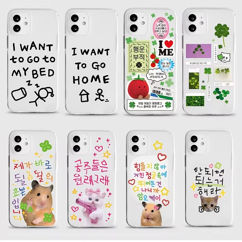 Capa Transparente Coreana Fofa - Phone Cases Korean avaliação e preço