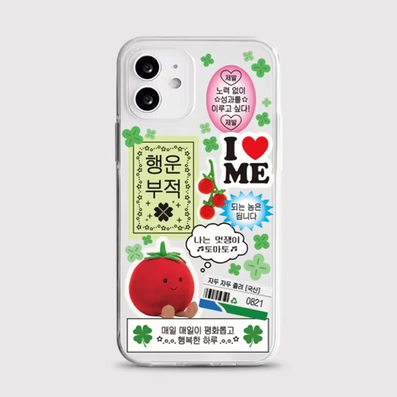 Capa Transparente Coreana Fofa - Phone Cases Korean avaliação e preço