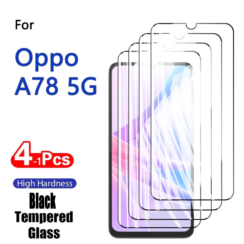 1-4pcs protetores de tela para - Oppo A78 avaliação e preço