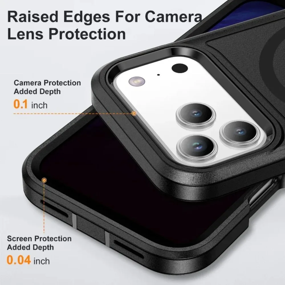 3 em 1 caixa de armadura lontr - Rugged Armor Case avaliação e preço