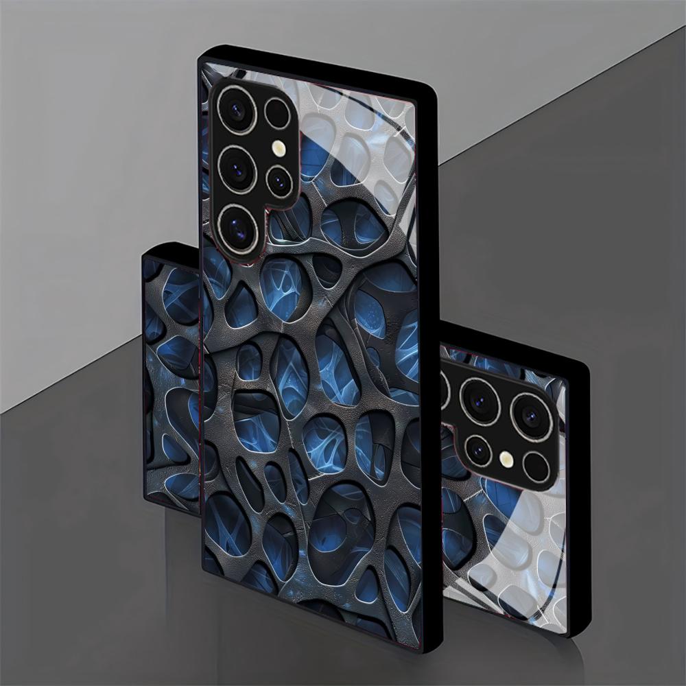 Capa de Telefone de Vidro Azul - Phone Cases Blue avaliação e preço