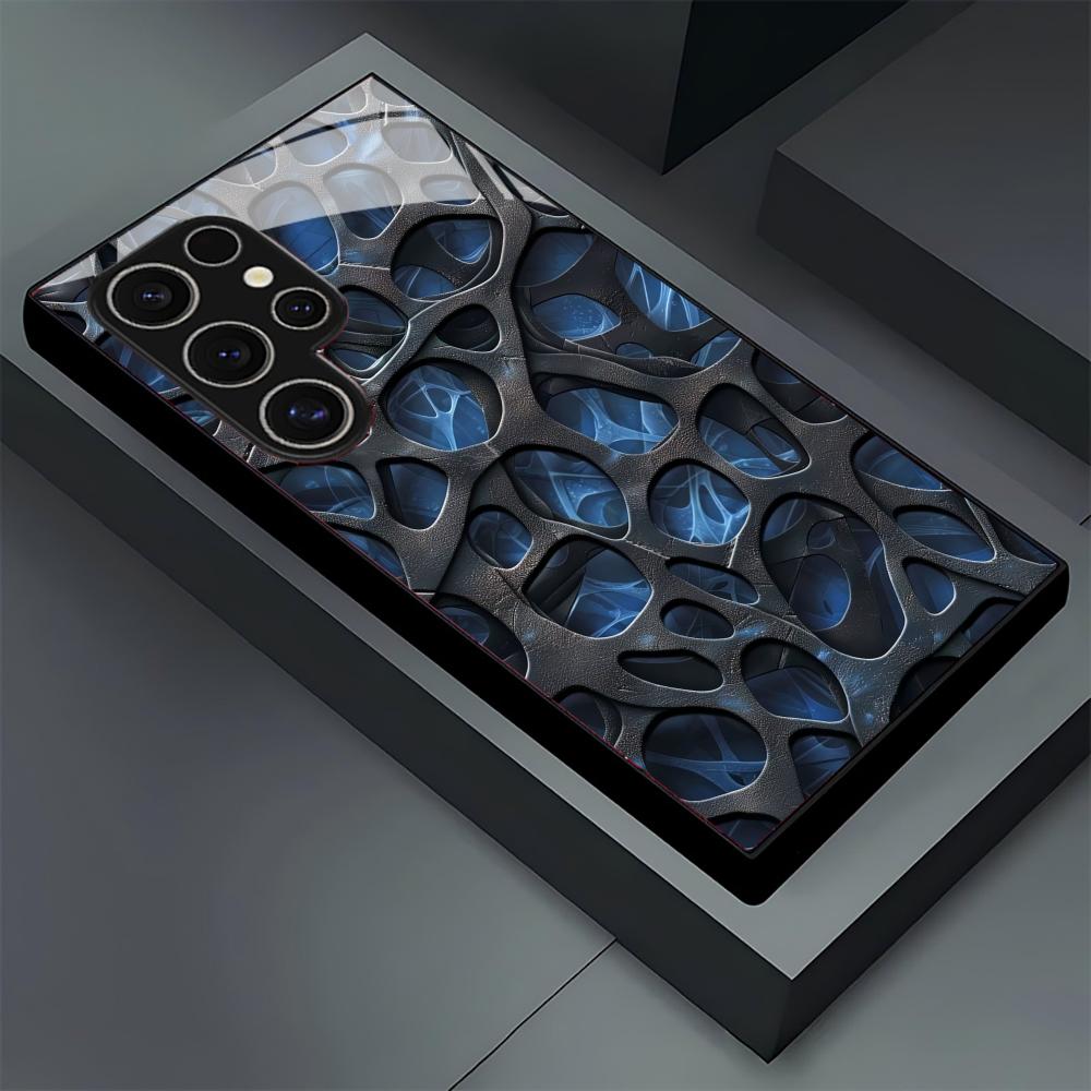 Capa de Telefone de Vidro Azul - Phone Cases Blue avaliação e preço