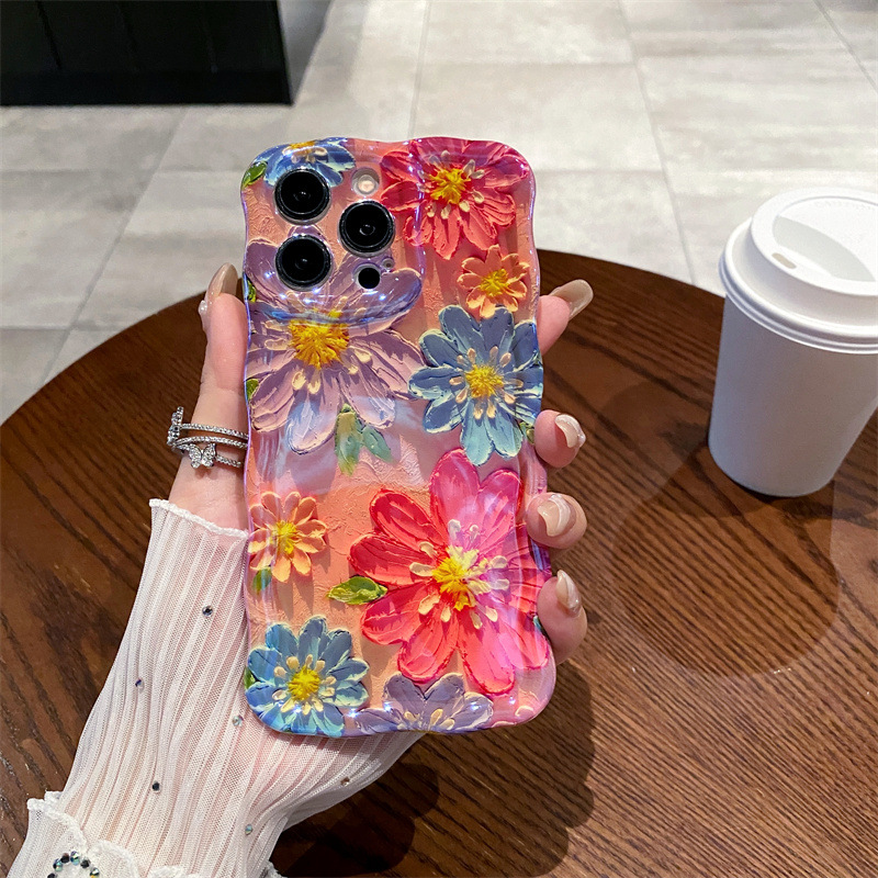 Retro luz azul pintura a óleo  - Phone Cases Blue avaliação e preço