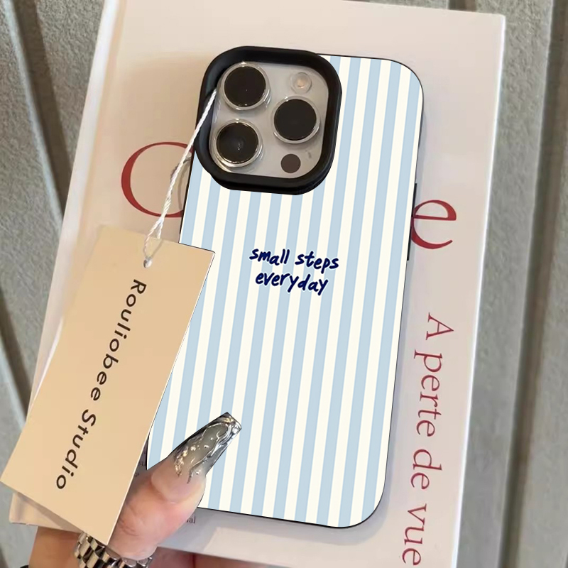 Capa Azul com Listras Brancas  - Phone Cases Blue avaliação e preço