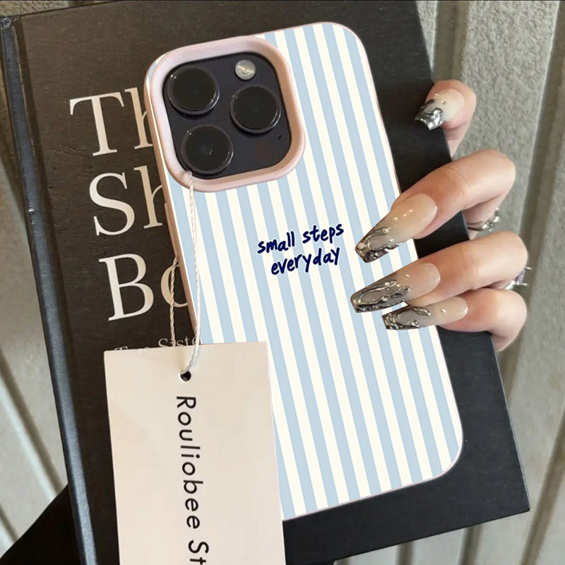 Capa Azul com Listras Brancas  - Phone Cases Blue avaliação e preço