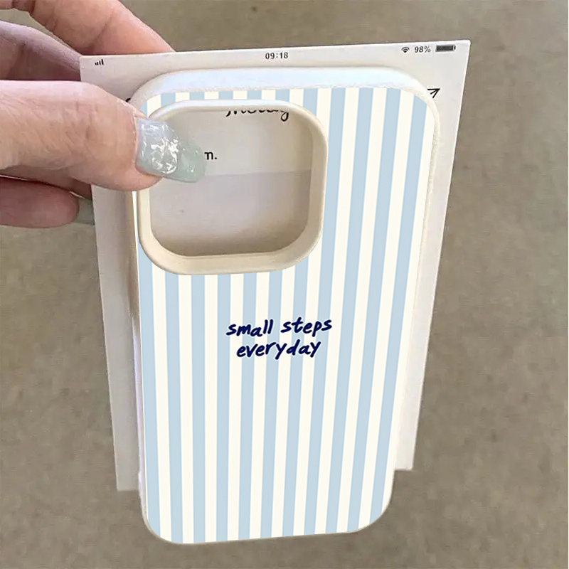 Capa Azul com Listras Brancas  - Phone Cases Blue avaliação e preço