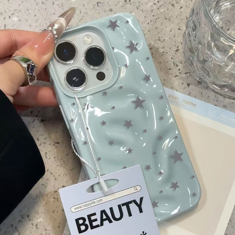 Minimalista cinza-azul estrela - Phone Cases Blue avaliação e preço